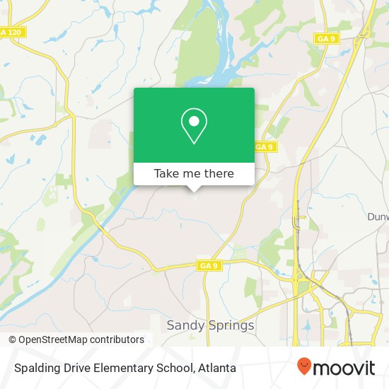 Mapa de Spalding Drive Elementary School
