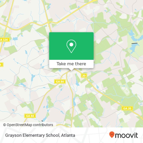 Mapa de Grayson Elementary School