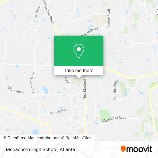 Mceachern High School map