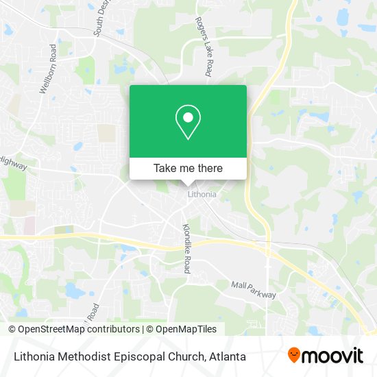 Mapa de Lithonia Methodist Episcopal Church