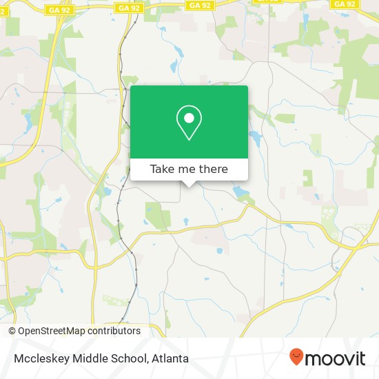 Mccleskey Middle School map