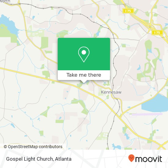 Mapa de Gospel Light Church