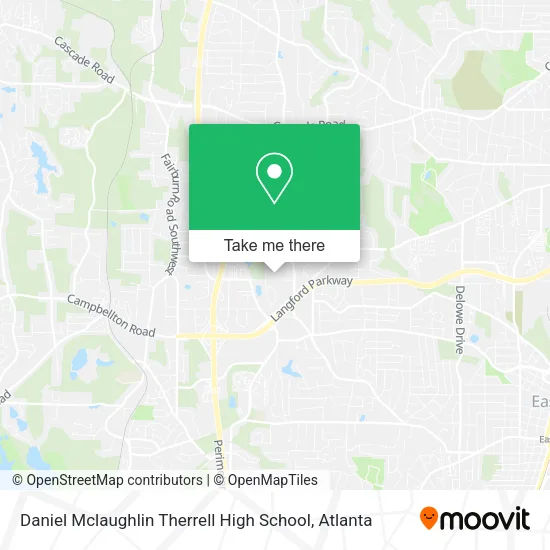 Mapa de Daniel Mclaughlin Therrell High School