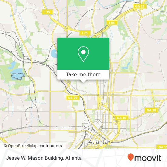 Mapa de Jesse W. Mason Building