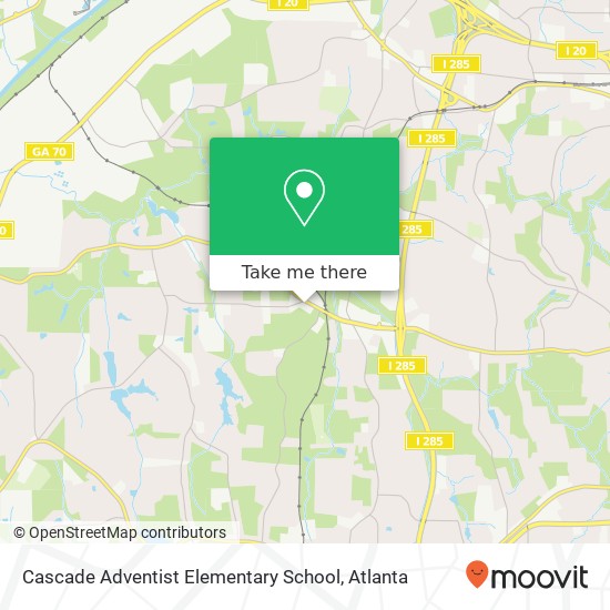 Cascade Adventist Elementary School map