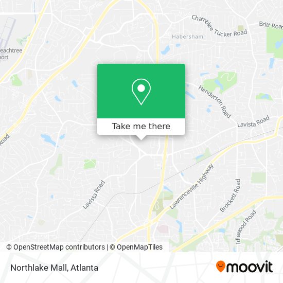 Mapa de Northlake Mall
