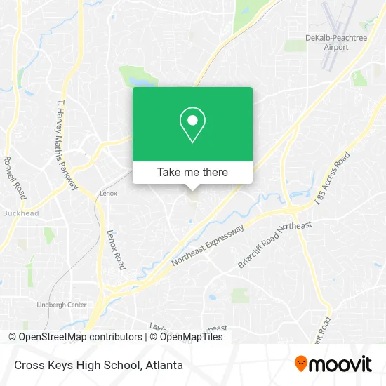 Cross Keys High School map