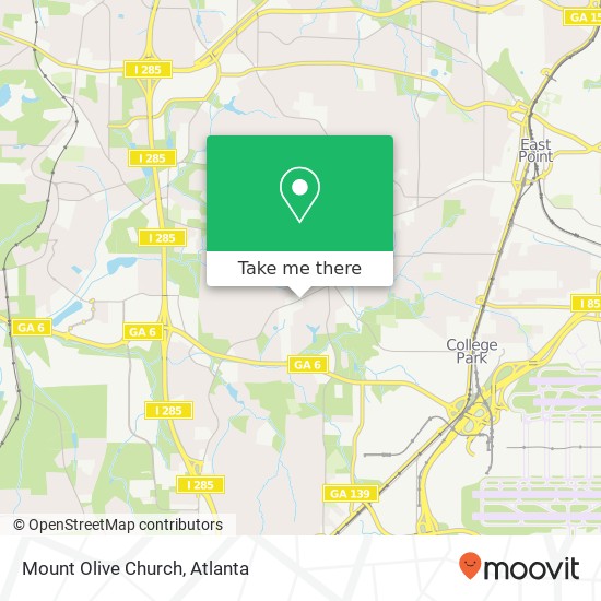 Mapa de Mount Olive Church