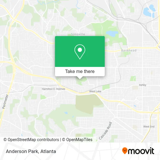 Anderson Park map