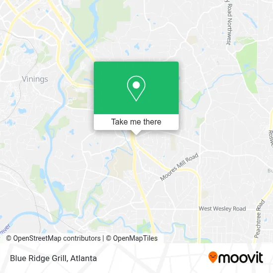 Blue Ridge Grill map
