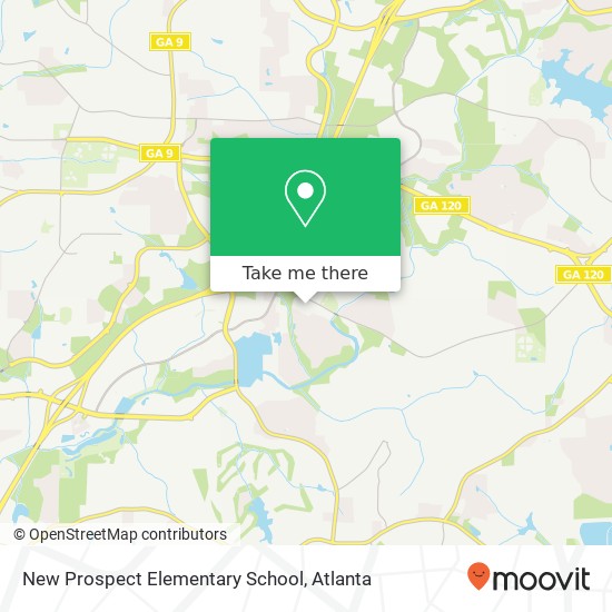 Mapa de New Prospect Elementary School