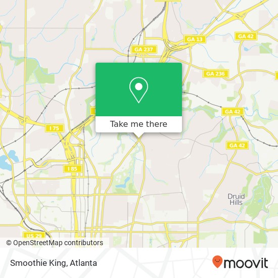 Smoothie King map