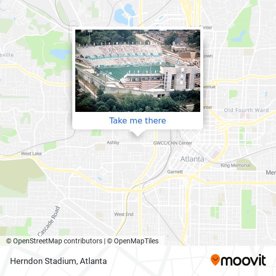 Mapa de Herndon Stadium