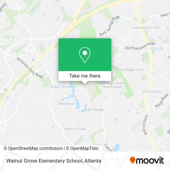 Collins Hill High School map