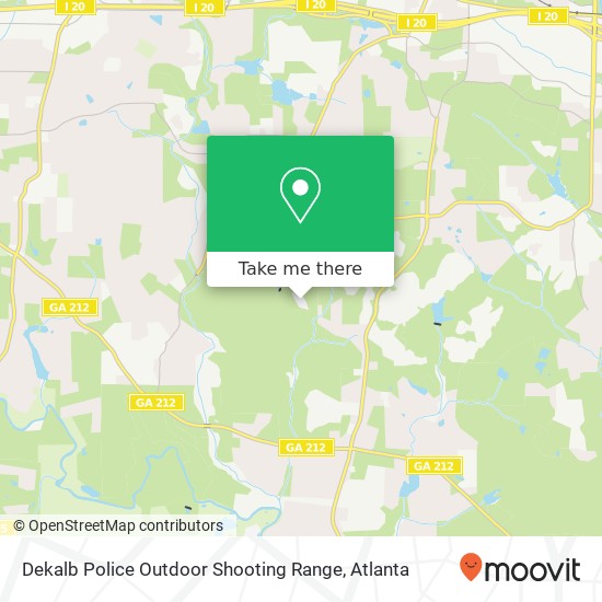 Mapa de Dekalb Police Outdoor Shooting Range