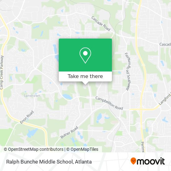 Mapa de Ralph Bunche Middle School