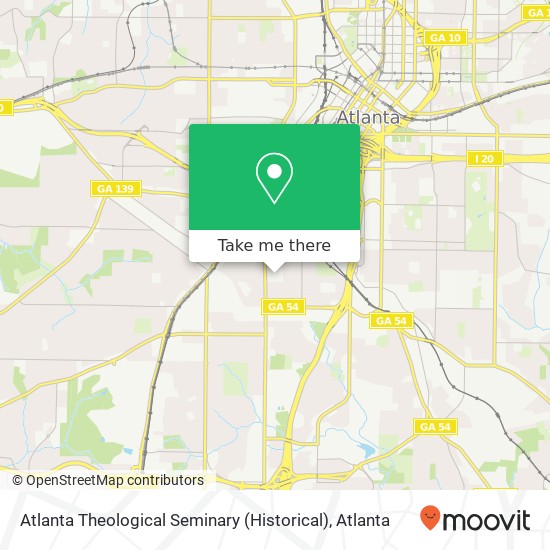 Mapa de Atlanta Theological Seminary (Historical)