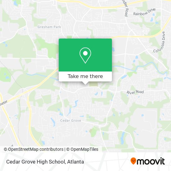 Mapa de Cedar Grove High School