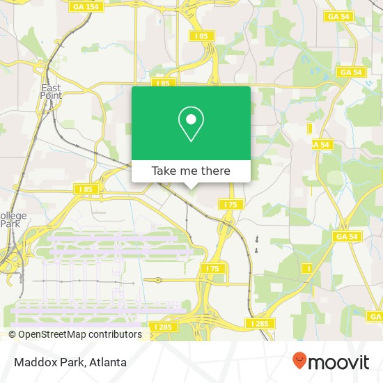 Mapa de Maddox Park