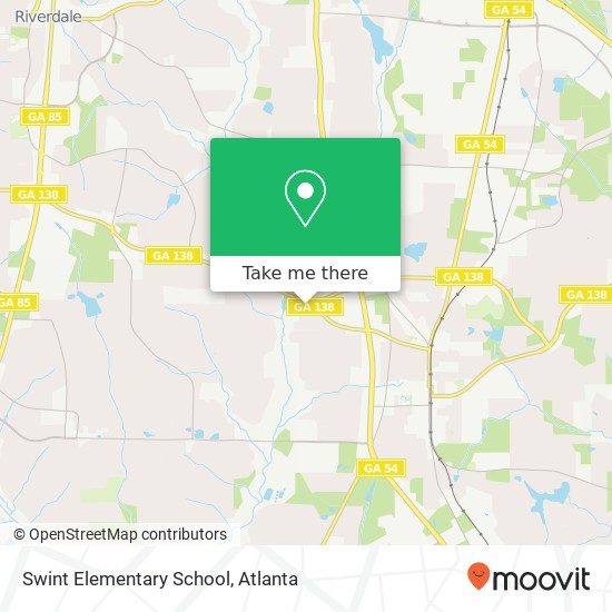 Mapa de Swint Elementary School