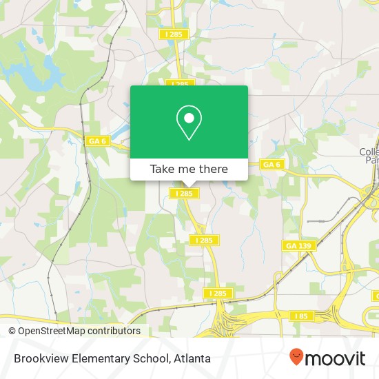 Mapa de Brookview Elementary School