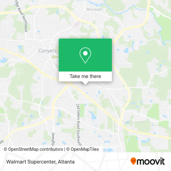 Walmart map