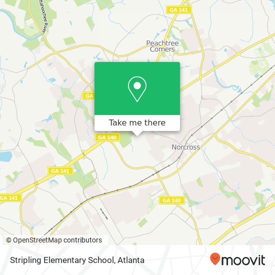 Stripling Elementary School map