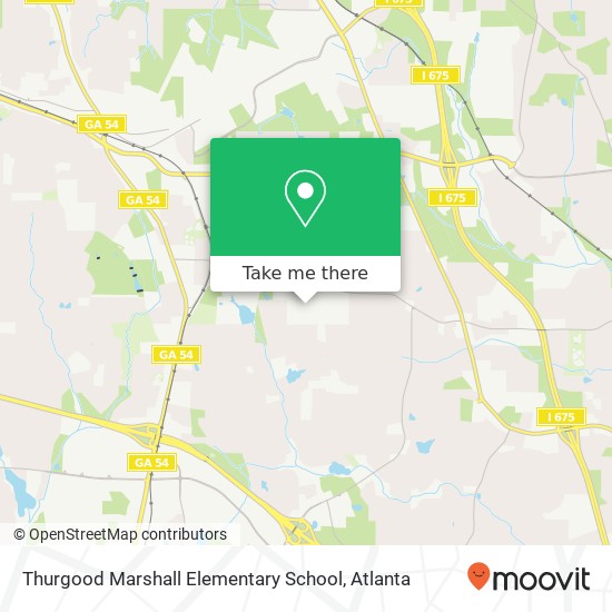 Mapa de Thurgood Marshall Elementary School