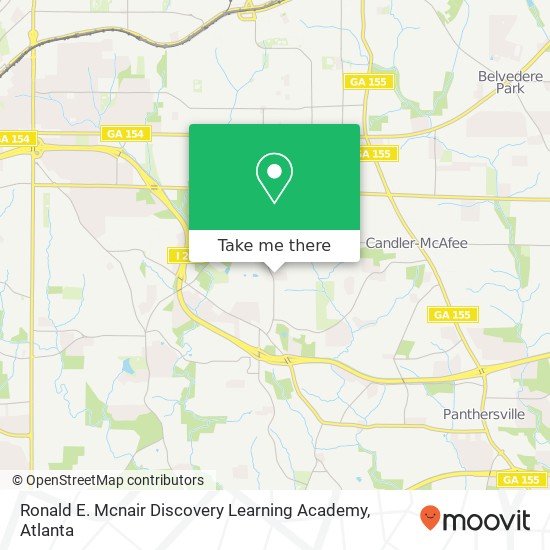 Ronald E. Mcnair Discovery Learning Academy map