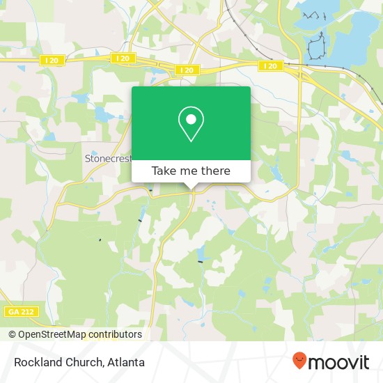 Rockland Church map