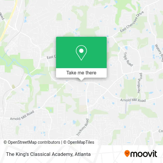 The King'S Classical Academy map