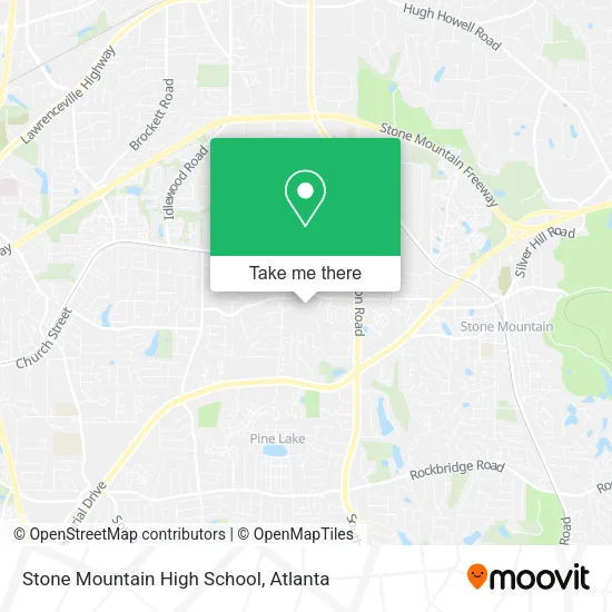 Mapa de Stone Mountain High School