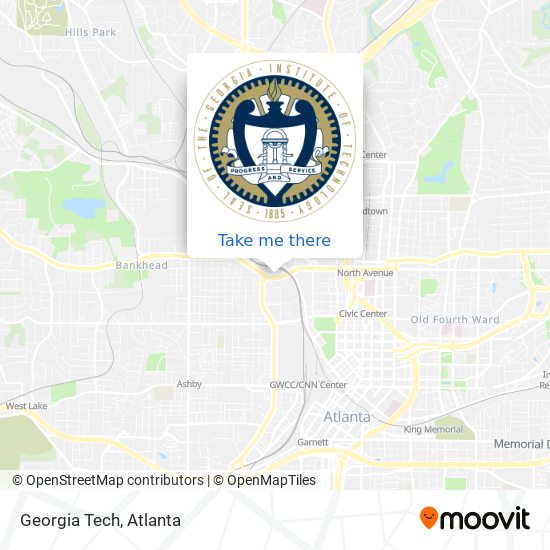 Mapa de Georgia Tech