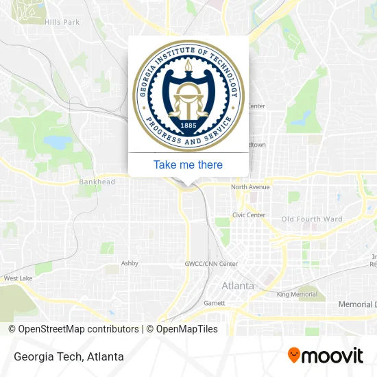 Mapa de Georgia Tech