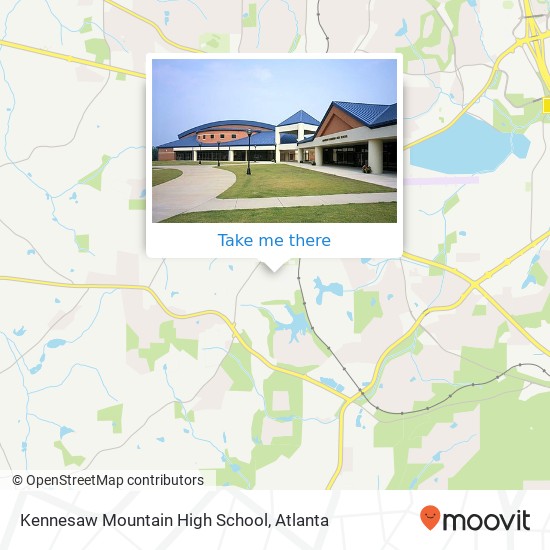 Kennesaw Mountain High School map