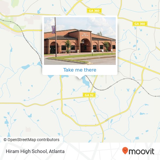 Mapa de Hiram High School