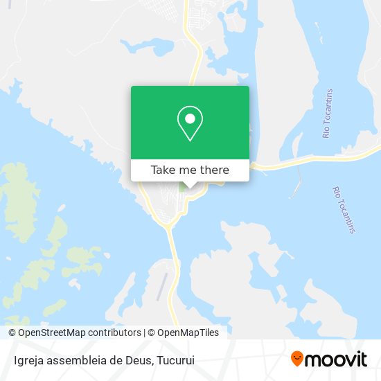 Igreja assembleia de Deus map