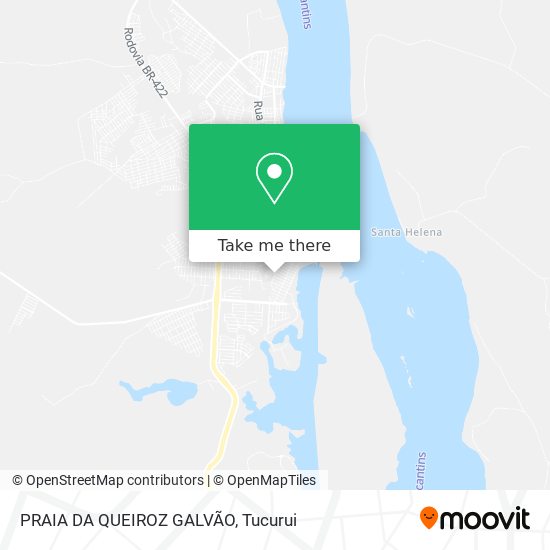 PRAIA DA QUEIROZ GALVÃO map