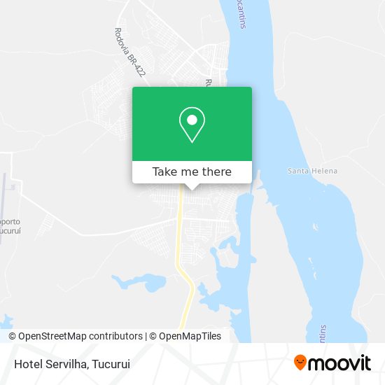 Hotel Servilha map