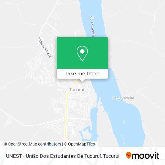 UNEST - União Dos Estudantes De Tucuruí map