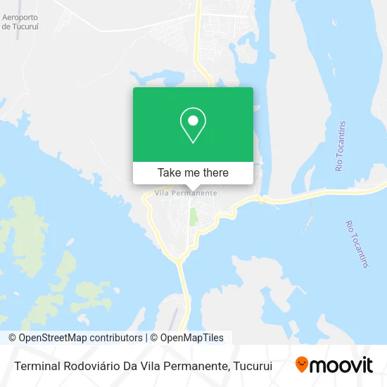 Terminal Rodoviário Da Vila Permanente map