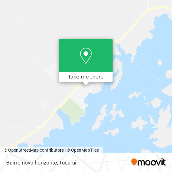 Mapa Bairro novo horizonte