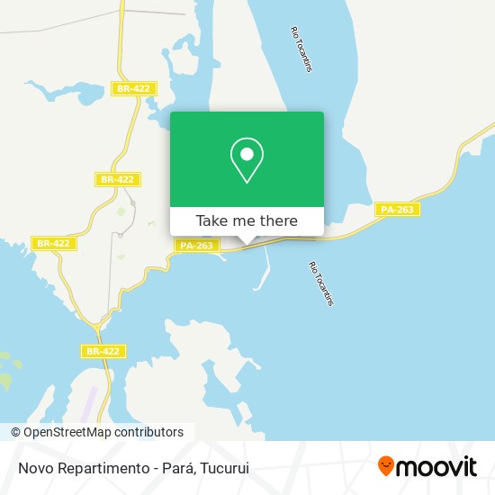 Novo Repartimento - Pará map