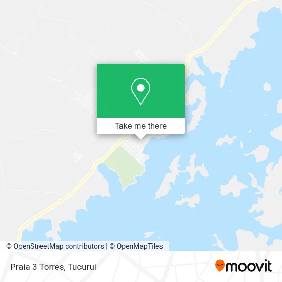 Praia 3 Torres map