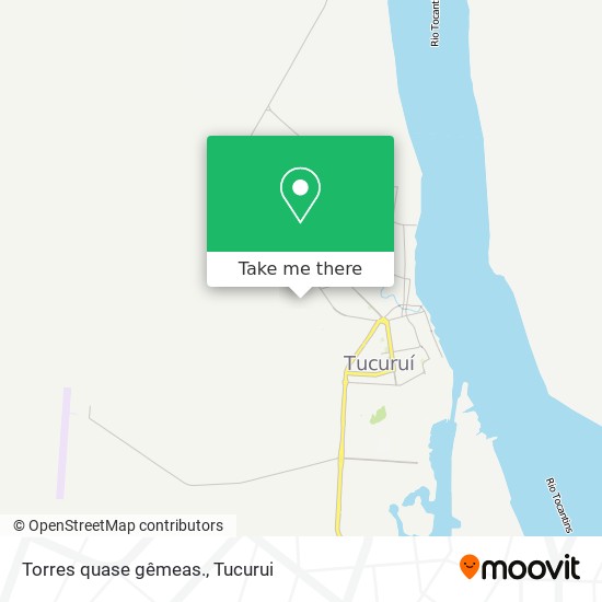 Torres quase gêmeas. map