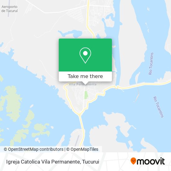 Igreja Catolica Vila Permanente map