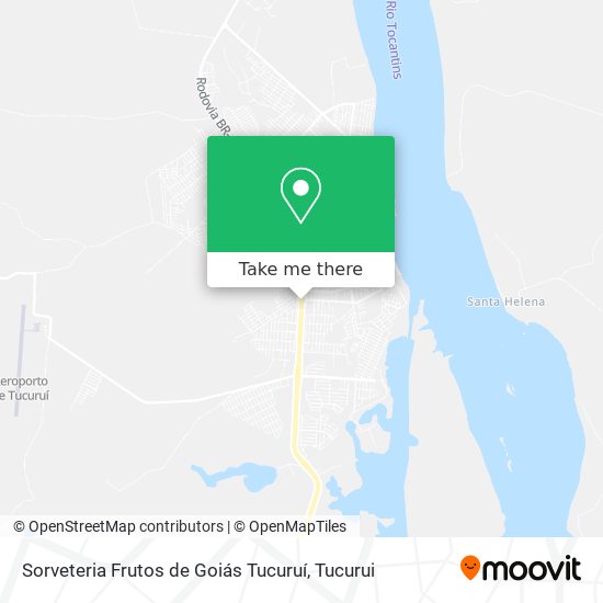 Sorveteria Frutos de Goiás Tucuruí map