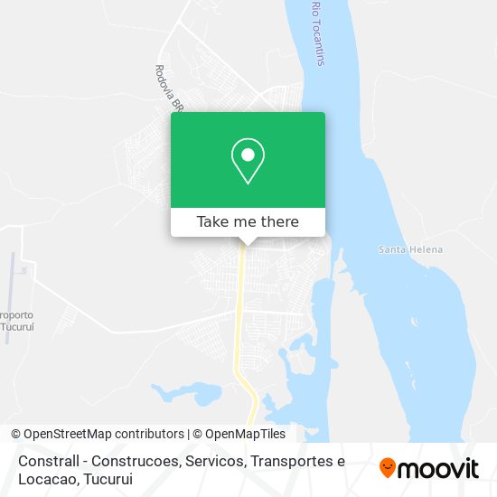 Constrall - Construcoes, Servicos, Transportes e Locacao map