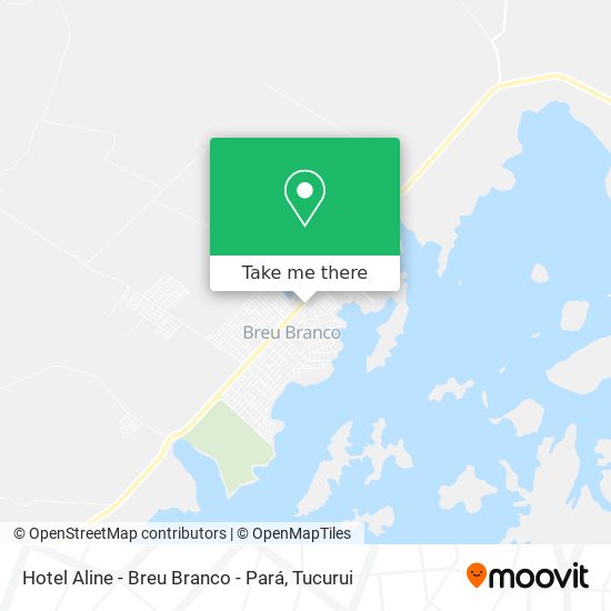 Hotel Aline - Breu Branco - Pará map