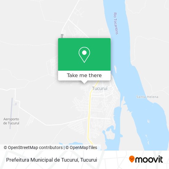 Mapa Prefeitura Municipal de Tucuruí